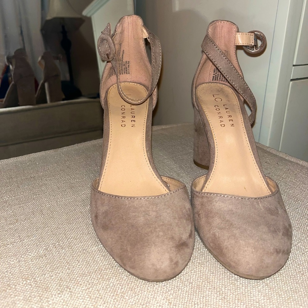 Lauren Conrad Suede Heels